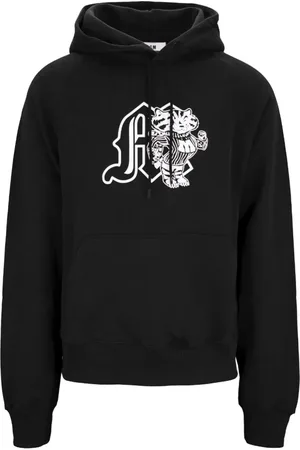 Msgm Heren, Sweatshirts & Hoodies, Zwart, Maat: XL Katoen