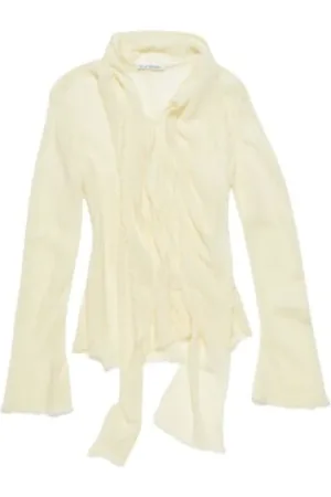 Acne Studios Dames, Blouses & Shirts, Geel, Maat: XS Zijde