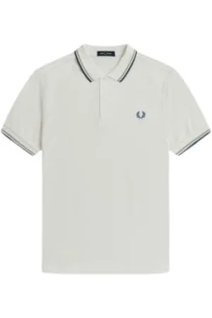 Fred Perry Heren, Tops, Wit, Maat: 3XL Katoen