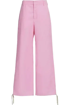 Marni Dames, Broeken, Roze, Maat: XS Katoen