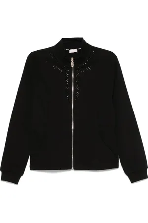 Liu Jo Dames, Sweatshirts & Hoodies, Zwart, Maat: S Katoen