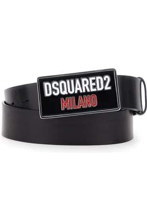 Dsquared2 Heren, Accessoires, Zwart, Maat: 90 CM Leer