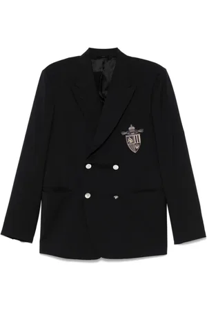 Fendi Heren, Jassen, Blauw, Maat: L Wol