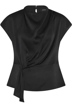 Bruuns Bazaar Dames, Blouses & Shirts, Zwart, Maat: 2XL Poliester