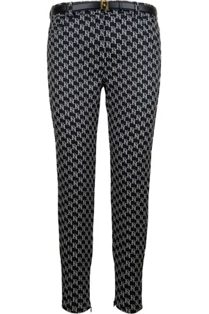 Elisabetta Franchi Dames, Broeken, Zwart, Maat: XS Viscose
