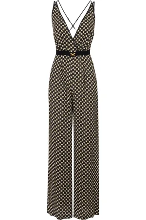 Elisabetta Franchi Dames, Jumpsuits & Playsuits, Zwart, Maat: M Zijde