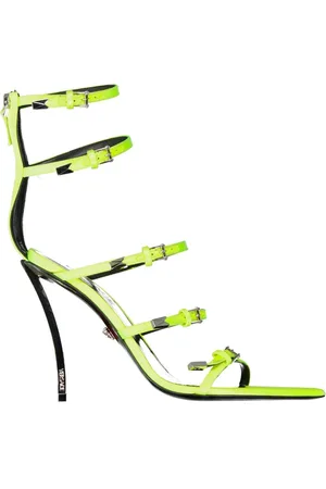VERSACE Dames, Schoenen, Groen, Maat: 37 EU Zijde