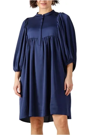 Bruuns Bazaar Dames, Jurken, Blauw, Maat: XL
