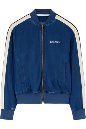 Palm Angels Dames, Sweatshirts & Hoodies, Blauw, Maat: S Katoen