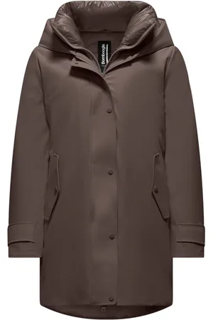 Bomboogie Dames, Mantels, Bruin, Maat: XS Nylon
