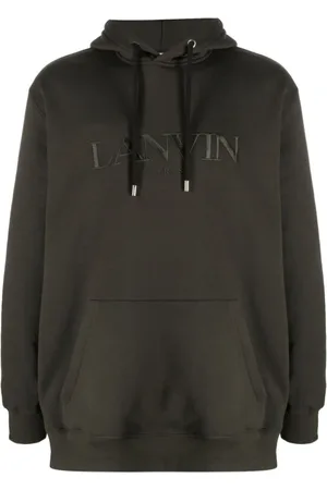 Lanvin Heren, Sweatshirts & Hoodies, Grijs, Maat: M Katoen