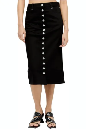 Courrèges Dames, Rokken, Zwart, Maat: XS Denim