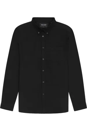 Lyle & Scott Heren, Overhemden, Zwart, Maat: 2XL Katoen