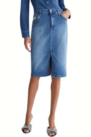 Liu Jo Dames, Rokken, Blauw, Maat: W27 Denim