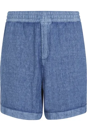 Burberry Heren, Korte broeken, Blauw, Maat: M Linnen