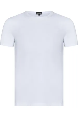 Ermenegildo Zegna Heren, Tops, Wit, Maat: M Katoen