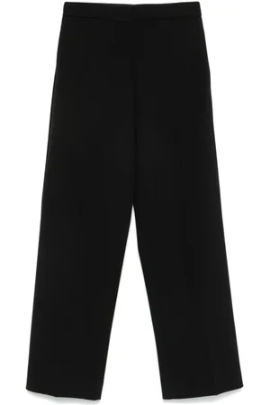 Calvin Klein Dames, Broeken, Zwart, Maat: M Katoen