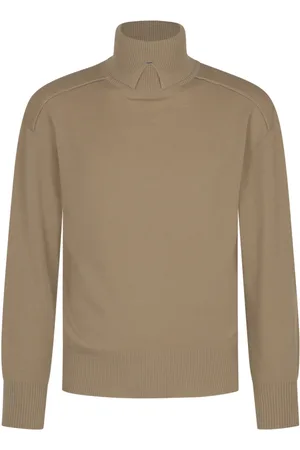 Burberry Heren, Truien, Bruin, Maat: S Wol