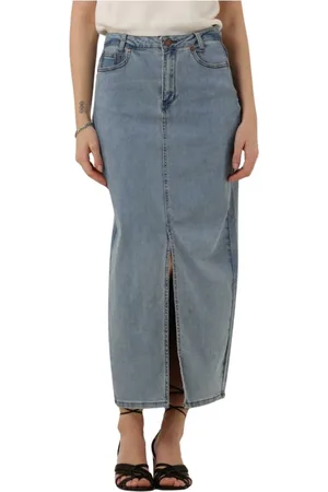 My Essential Wardrobe Dames, Rokken, Blauw, Maat: XS Katoen