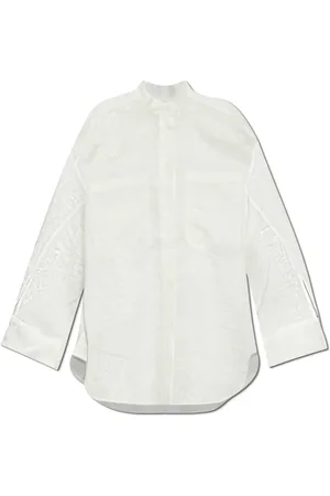 Munthe Dames, Blouses & Shirts, Wit, Maat: S Poliester
