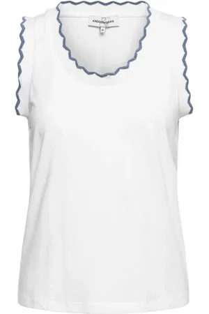 &Co Woman Dames, Tops, Wit, Maat: 2XL Katoen
