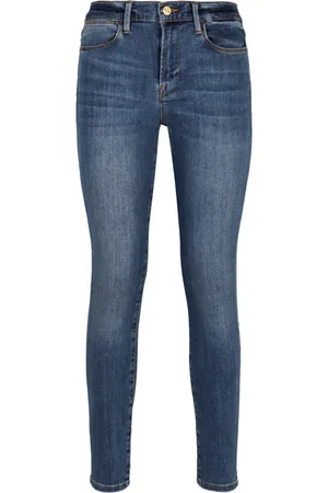 Frame Dames, Jeans, Blauw, Maat: W24 Katoen