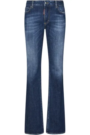 Dsquared2 Dames, Jeans, Blauw, Maat: S Katoen