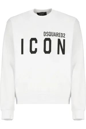 Dsquared2 Heren, Sweatshirts & Hoodies, Wit, Maat: M Katoen
