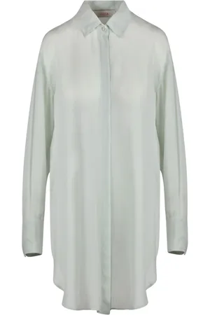 Jucca Dames, Blouses & Shirts, Groen, Maat: M Viscose