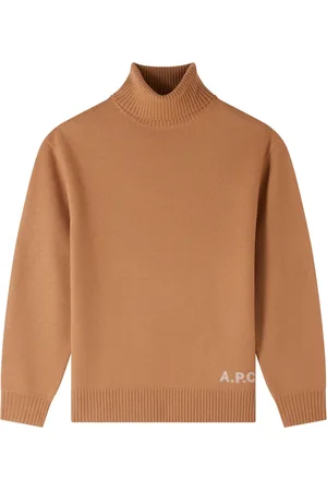 A.P.C. Heren, Truien, Bruin, Maat: S Wol