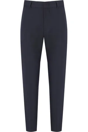 Emporio Armani Heren, Broeken, Blauw, Maat: XL Viscose