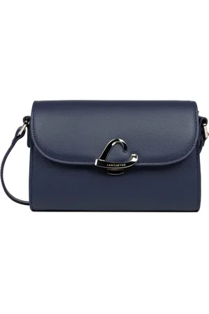 Lancaster Dames, Tassen, Blauw, Maat: ONE Size Leer