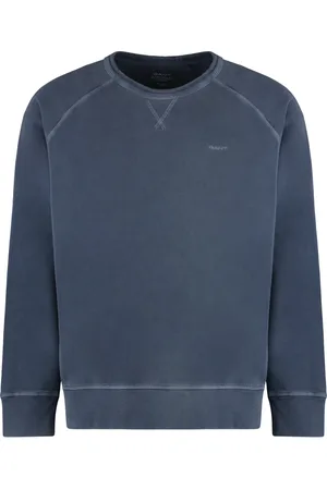 GANT Heren, Sweatshirts & Hoodies, Blauw, Maat: 2XL Katoen
