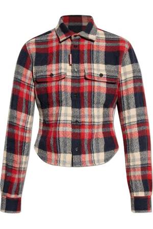 Dsquared2 Dames, Blouses & Shirts, Rood, Maat: 3XS Wol