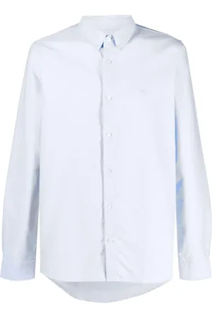 A.P.C. Heren, Overhemden, Blauw, Maat: M Katoen