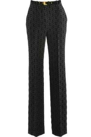 Elisabetta Franchi Dames, Broeken, Zwart, Maat: L