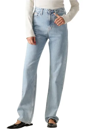 Calvin Klein Dames, Jeans, Blauw, Maat: W31 L32 Katoen
