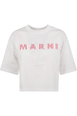 Marni Dames, Tops, Wit, Maat: 3XS Katoen