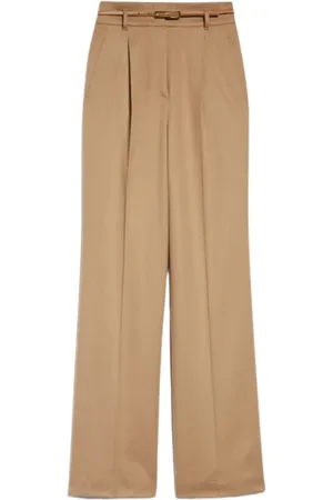 Max Mara Dames, Broeken, , Maat: XL Wol