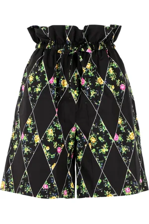 Msgm Dames, Korte broeken, Zwart, Maat: XS Katoen