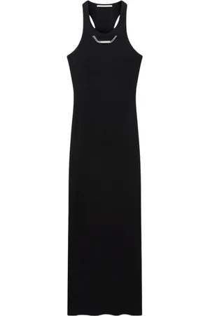 Stella McCartney Dames, Jurken, Zwart, Maat: L Katoen