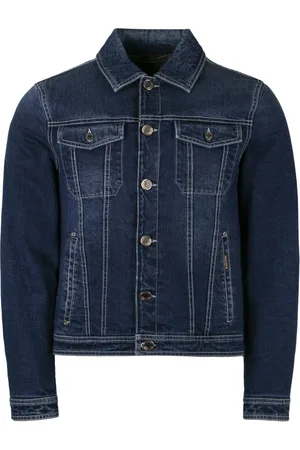 MOORER Heren, Jassen, Blauw, Maat: M Denim