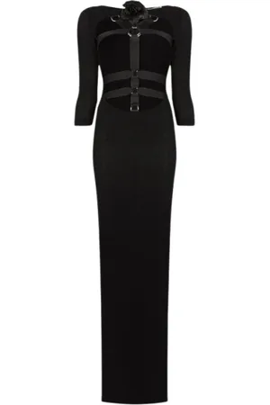 Roberto Cavalli Dames, Jurken, Zwart, Maat: S