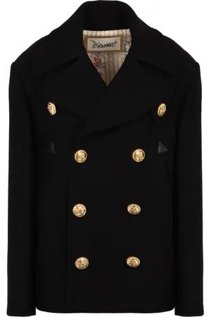 Dsquared2 Dames, Mantels, Zwart, Maat: M Wol