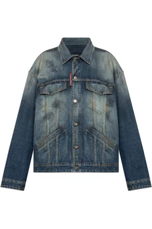 Dsquared2 Dames, Jassen, Blauw, Maat: 2XS Denim