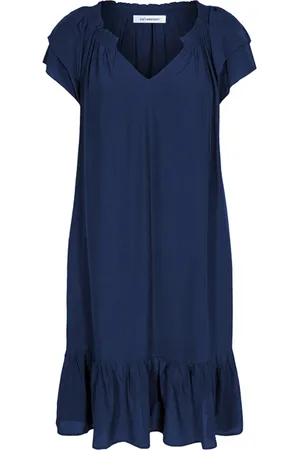 Co`Couture Dames, Jurken, Blauw, Maat: L