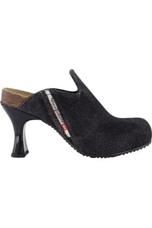 Diesel Dames, Schoenen, Zwart, Maat: 38 EU Denim