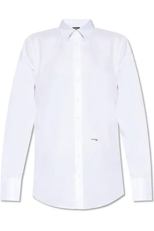 Dsquared2 Heren, Overhemden, Wit, Maat: 2XL Katoen