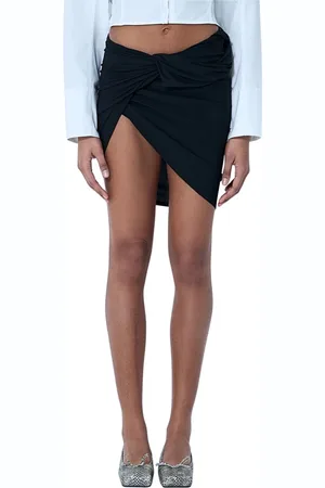 Jacquemus Dames, Rokken, Zwart, Maat: S Viscose
