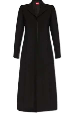 Diesel Dames, Mantels, Zwart, Maat: S Wol